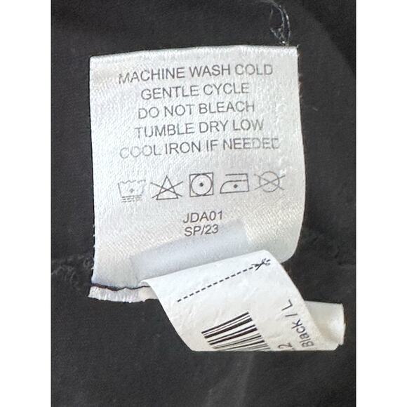 Quince Women's Cotton Modal Scoop Neck Tee Black Basics Size L - Picture 5 of 8